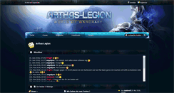 Desktop Screenshot of forum.arthas-legion.de
